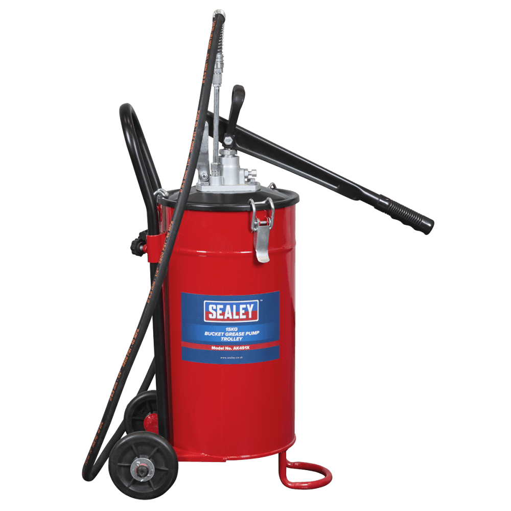 Bucket Grease Pump Trolley 15kg Model No- AK451X