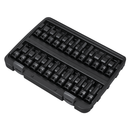 Premier Hex/TRX-Star*/Spline Impact Socket Bit Set 1/2"Sq Drive 24pc Model No- AK56000