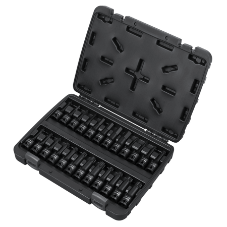 Premier Hex/TRX-Star*/Spline Impact Socket Bit Set 1/2"Sq Drive 24pc Model No- AK56000