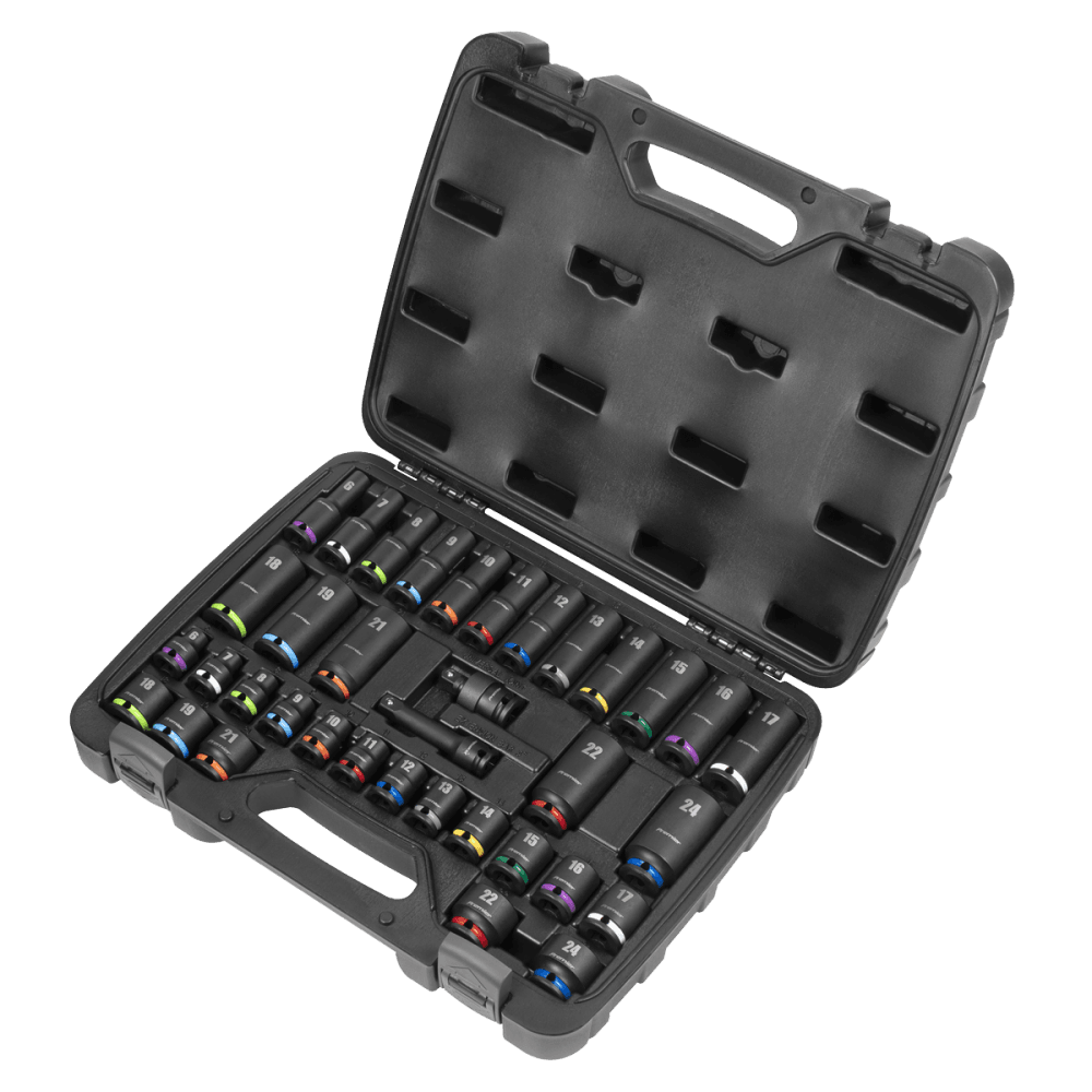 Premier Impact Socket Set 3/8"Sq Drive 36pc Model No- AK5633M