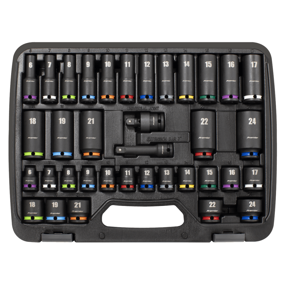 Premier Impact Socket Set 3/8"Sq Drive 36pc Model No- AK5633M