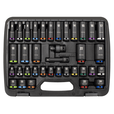 Premier Impact Socket Set 3/8"Sq Drive 36pc Model No- AK5633M