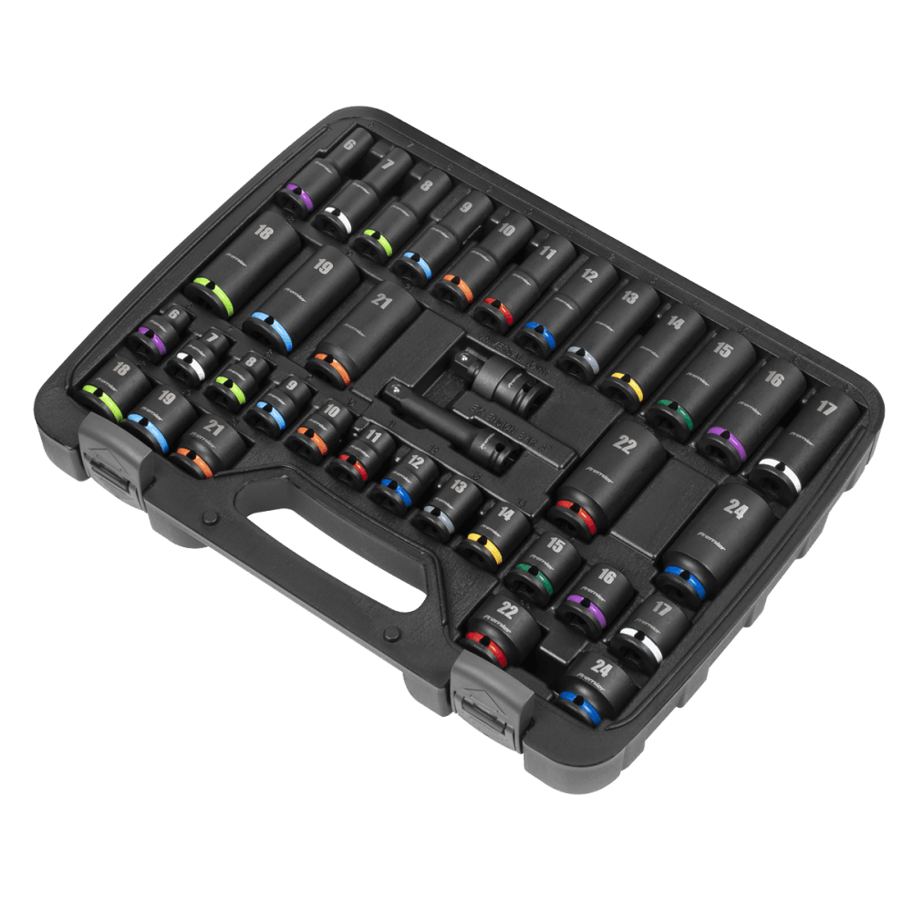 Premier Impact Socket Set 3/8"Sq Drive 36pc Model No- AK5633M