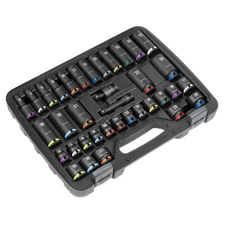 Premier Impact Socket Set 3/8"Sq Drive 36pc Model No- AK5633M
