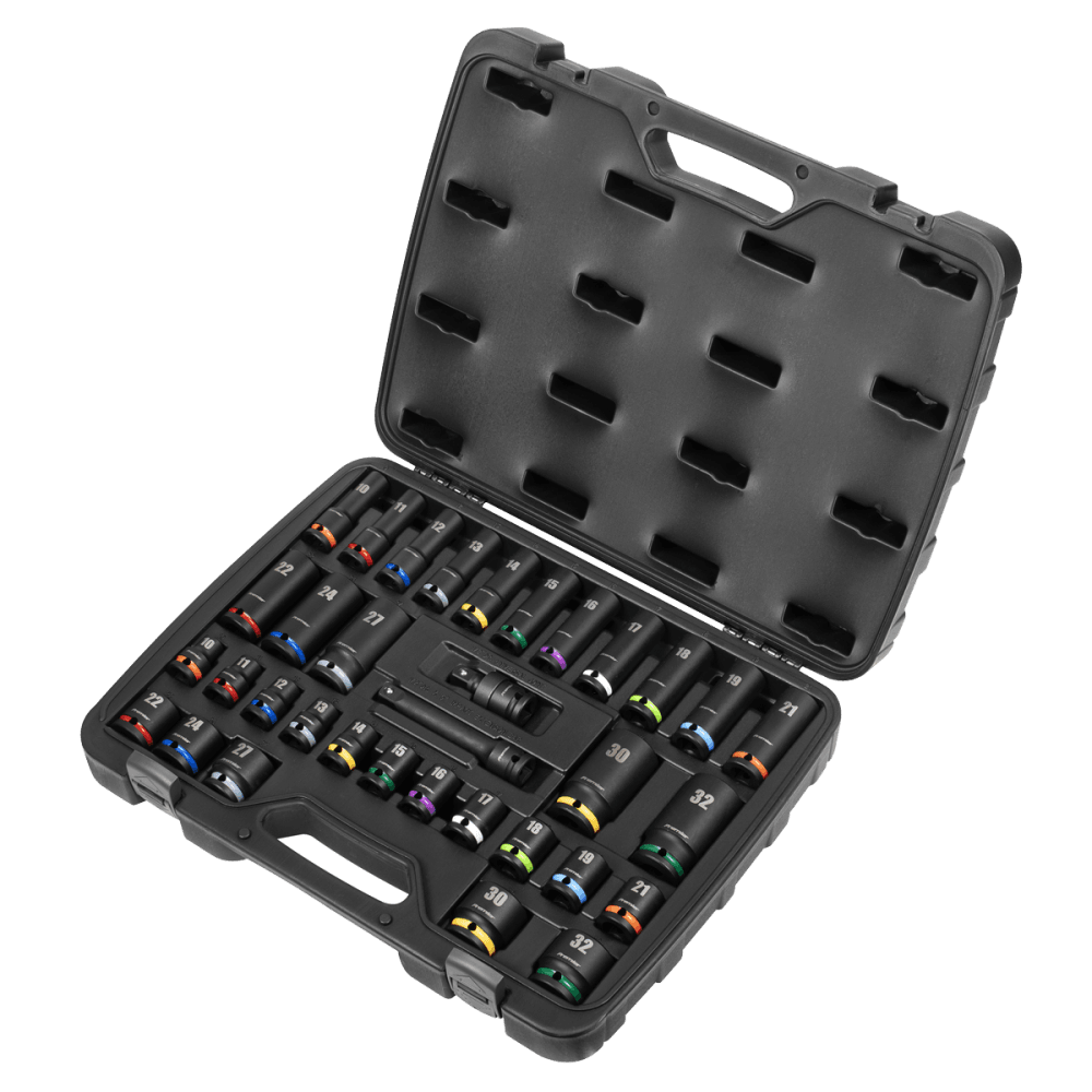 Premier Impact Socket Set 1/2"Sq Drive 34pc : Model No- AK5635M
