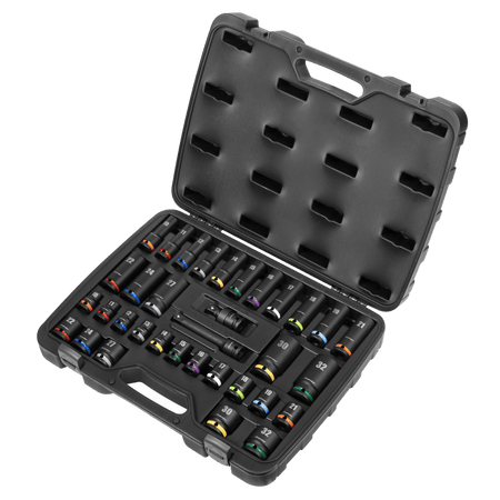 Premier Impact Socket Set 1/2"Sq Drive 34pc : Model No- AK5635M