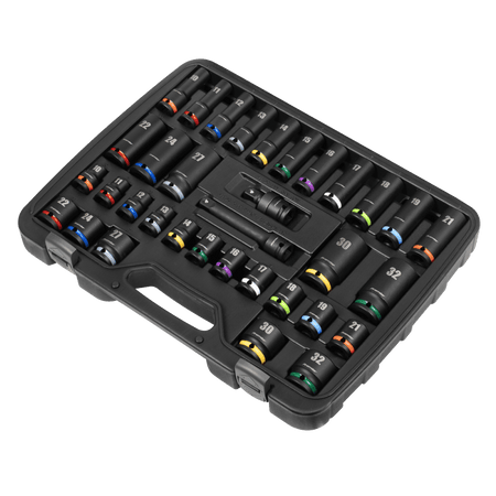 Premier Impact Socket Set 1/2"Sq Drive 34pc : Model No- AK5635M