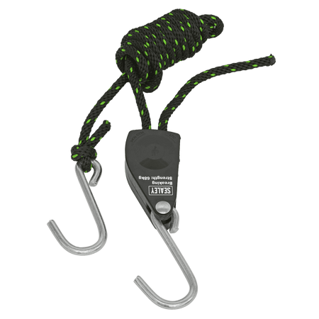 Ratchet Parts Hanger/Tie Down with S-Shaped Hooks 2m - Pack of 2 : Model No- VS0114