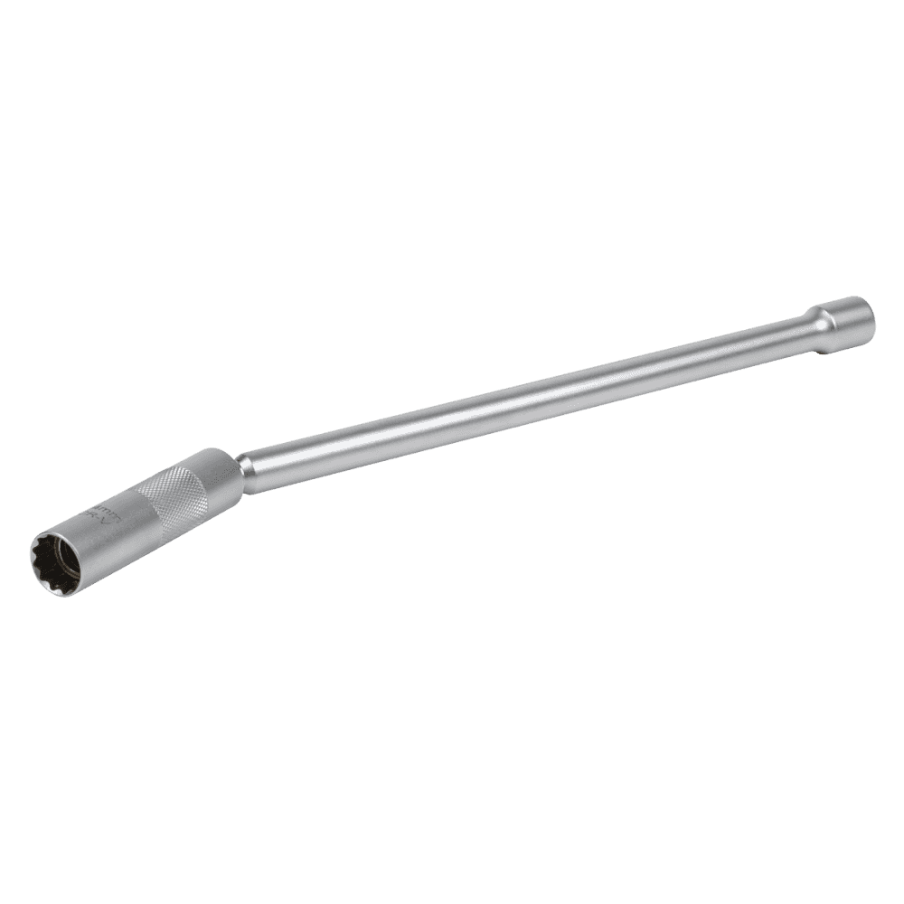 Spark Plug Socket with Universal Joint & Extension 3/8"Sq Drive 12-Point 14mm Model No- AK6575