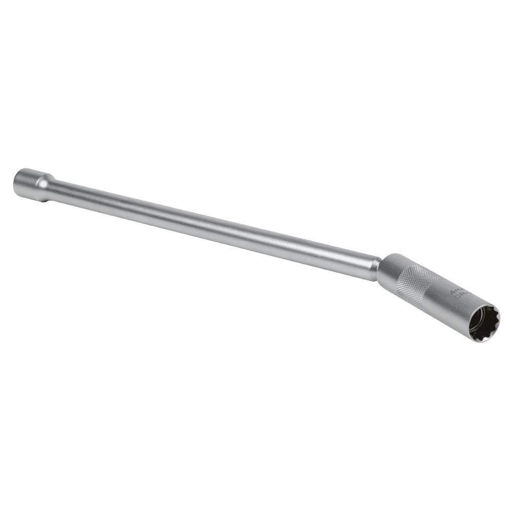 Spark Plug Socket with Universal Joint & Extension 3/8"Sq Drive 12-Point 14mm Model No- AK6575