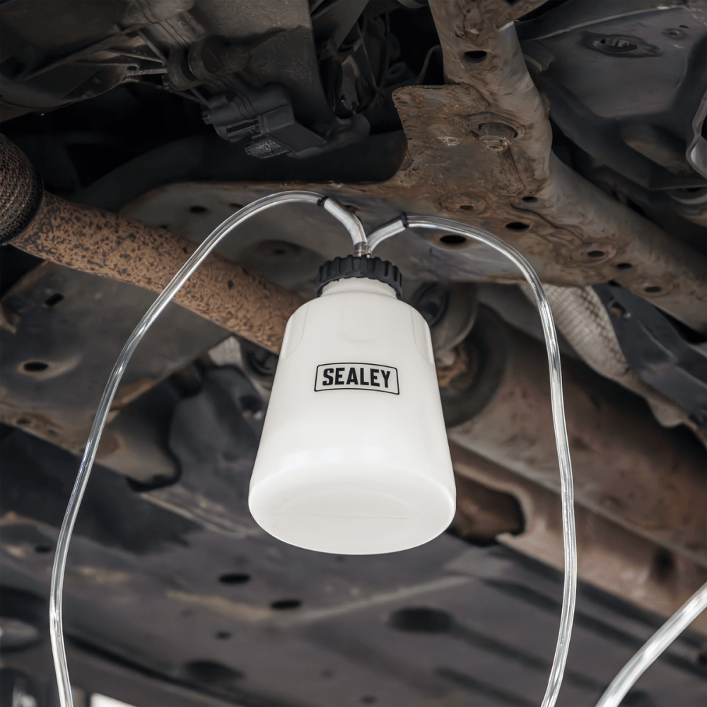High Flow Twin Pipe Brake Bleed Bottle 2L Model No- VS0218