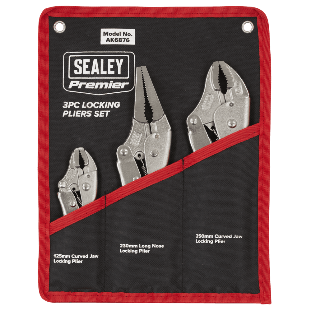 Premier Locking Pliers Set 3pc Model No- AK6876