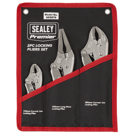 Premier Locking Pliers Set 3pc Model No- AK6876