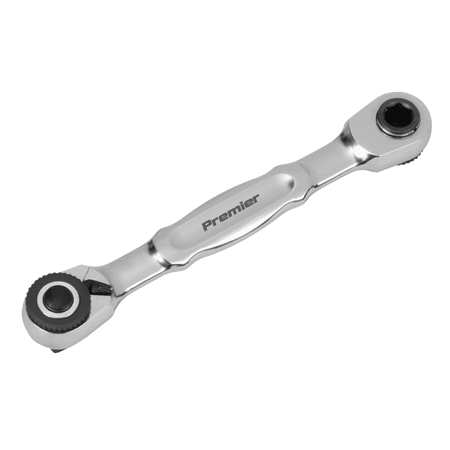 Micro Ratchet Bit Driver & Wrench 1/4"Sq & 1/4"Hex Drive Model No- AK6972