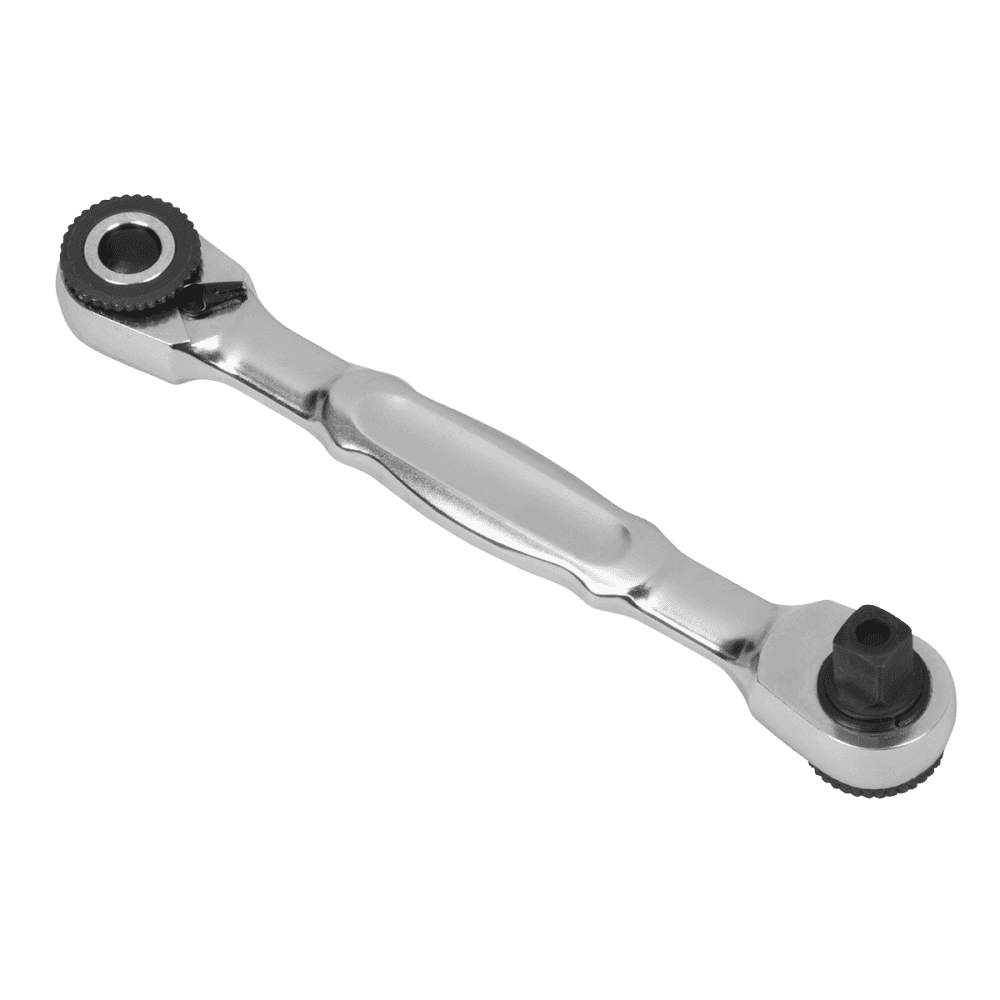 Micro Ratchet Bit Driver & Wrench 1/4"Sq & 1/4"Hex Drive Model No- AK6972