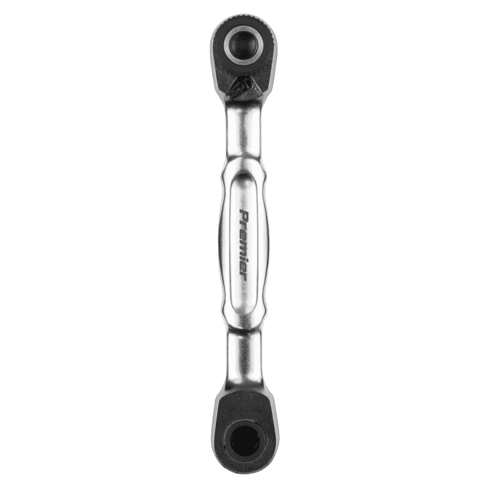 Micro Ratchet Bit Driver & Wrench 1/4"Sq & 1/4"Hex Drive Model No- AK6972