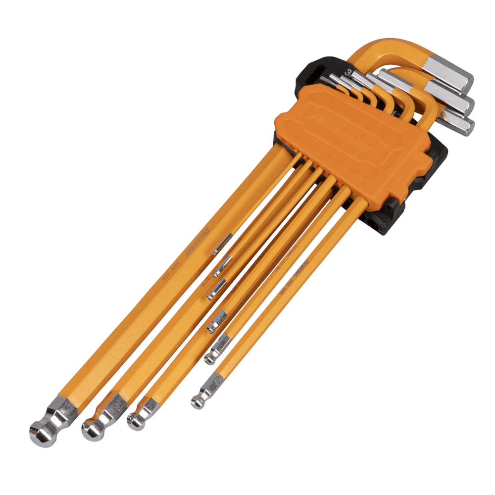 Premier Imperial Extra-Long Ball-End Hex Key Set 9pc Model No- AK7175