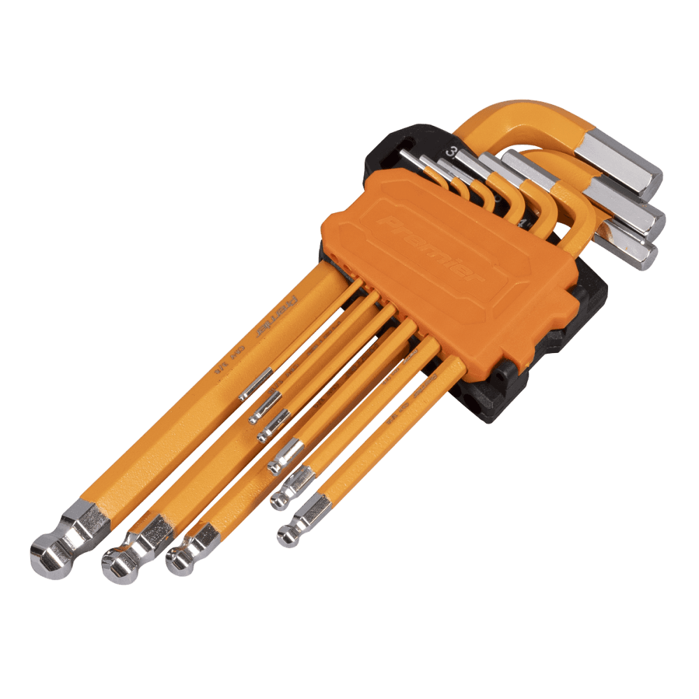 Premier Imperial Long Hex Key Set Ball-End 9pc Model No- AK71750