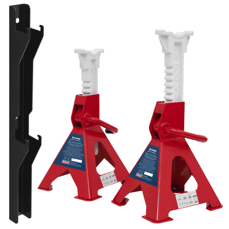 Axle Stand & Axle Stand Storage Rack Combo 3 Tonne Model No- VS2003COMBO