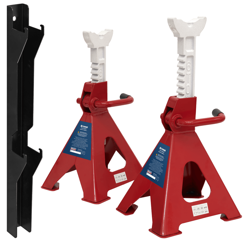 Axle Stand & Axle Stand Storage Rack Combo 6 Tonne Model No- VS2006COMBO
