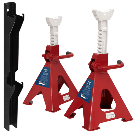 Axle Stand & Axle Stand Storage Rack Combo 6 Tonne Model No- VS2006COMBO