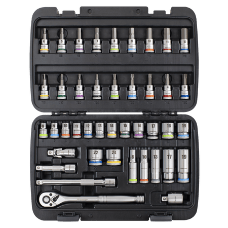 Socket & Socket Bit Set 3/8"Sq Drive 42pc : Model No- AK7915
