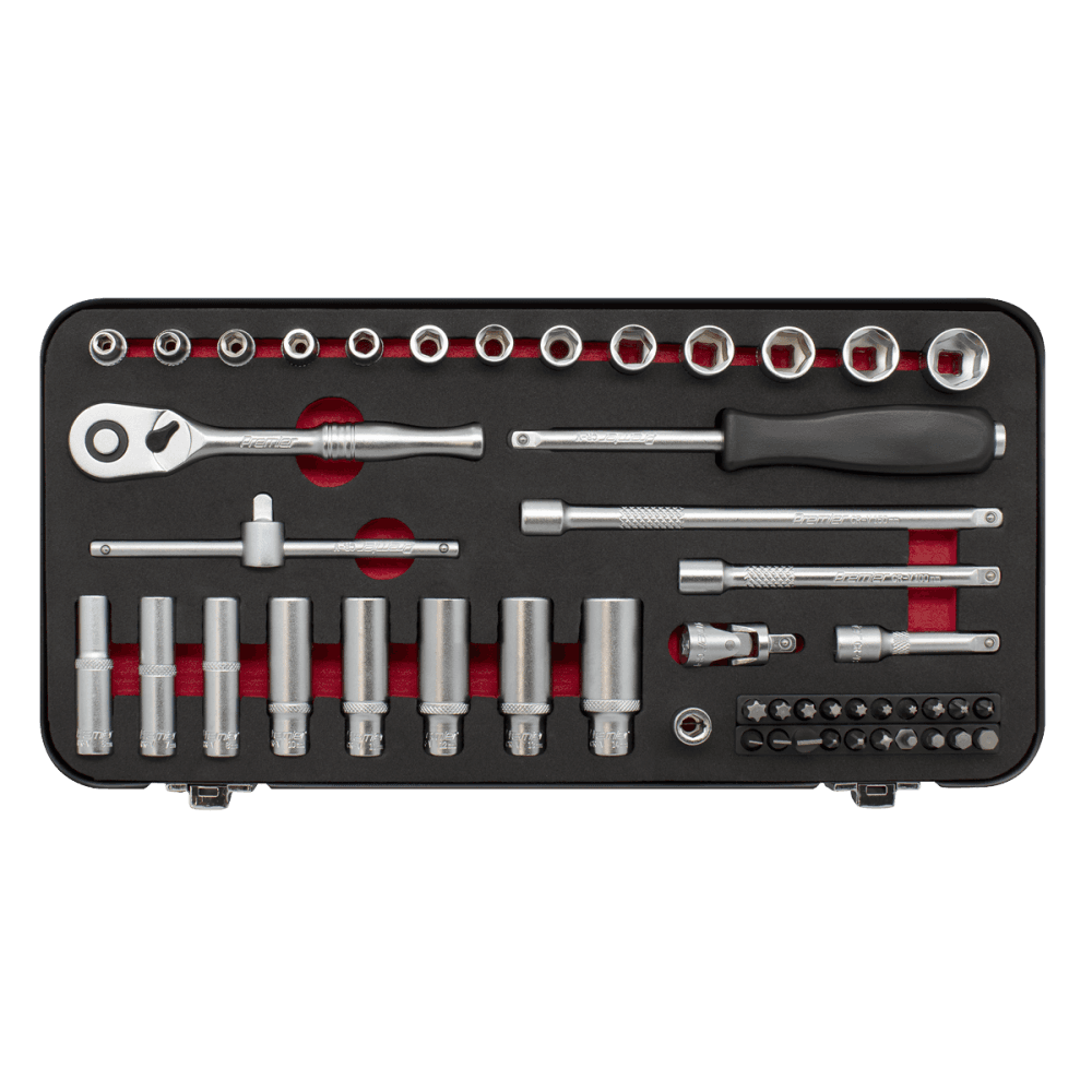 Premier Platinum Socket Set 1/4"Sq Drive 49pc Model No- AK7920