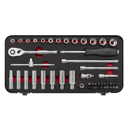 Premier Platinum Socket Set 1/4"Sq Drive 49pc Model No- AK7920
