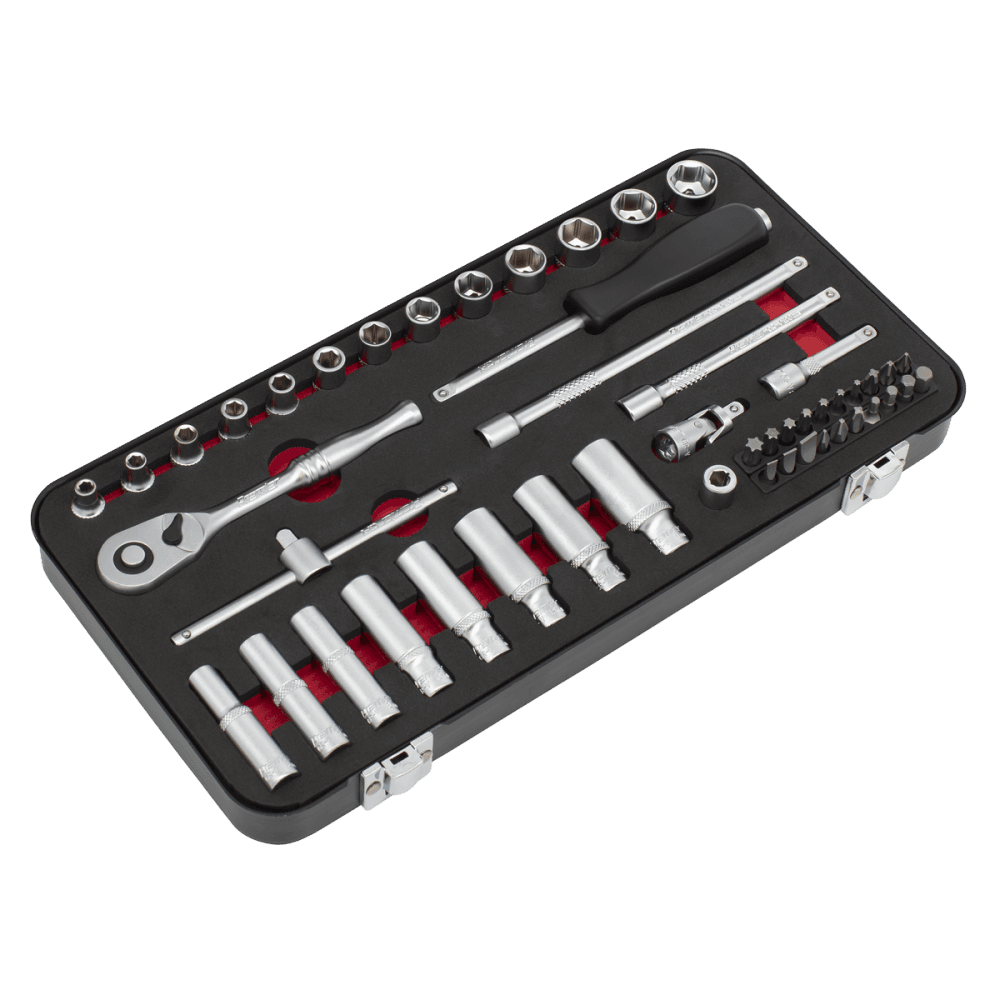 Premier Platinum Socket Set 1/4"Sq Drive 49pc Model No- AK7920