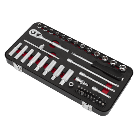 Premier Platinum Socket Set 1/4"Sq Drive 49pc Model No- AK7920