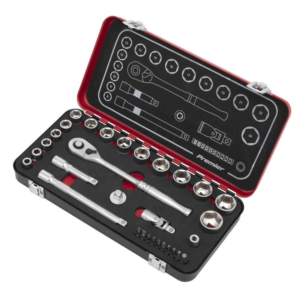 Premier Platinum Socket Set 3/8"Sq Drive 31pc Model No- AK7921