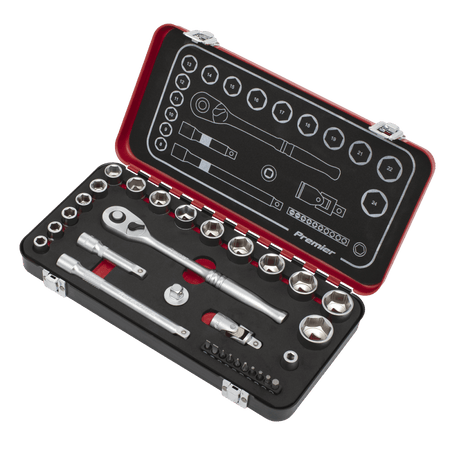Premier Platinum Socket Set 3/8"Sq Drive 31pc Model No- AK7921