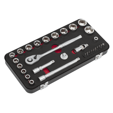 Premier Platinum Socket Set 3/8"Sq Drive 31pc Model No- AK7921