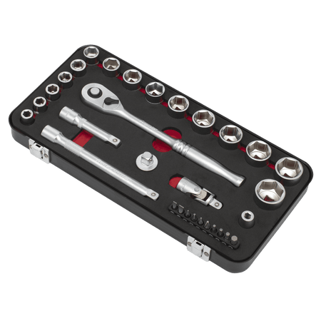 Premier Platinum Socket Set 3/8"Sq Drive 31pc Model No- AK7921