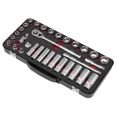 Premier Platinum Socket Set 3/8"Sq Drive 32pc : Model No- AK7922