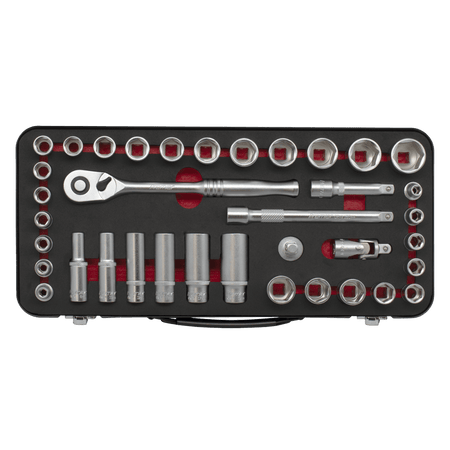 Premier Platinum Metric/Imperial Socket Set 3/8"Sq Drive 37pc : Model No- AK7923