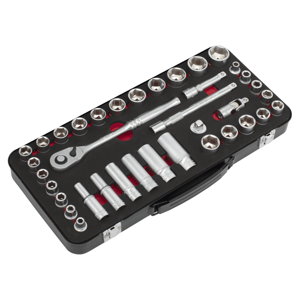 Premier Platinum Metric/Imperial Socket Set 3/8"Sq Drive 37pc : Model No- AK7923