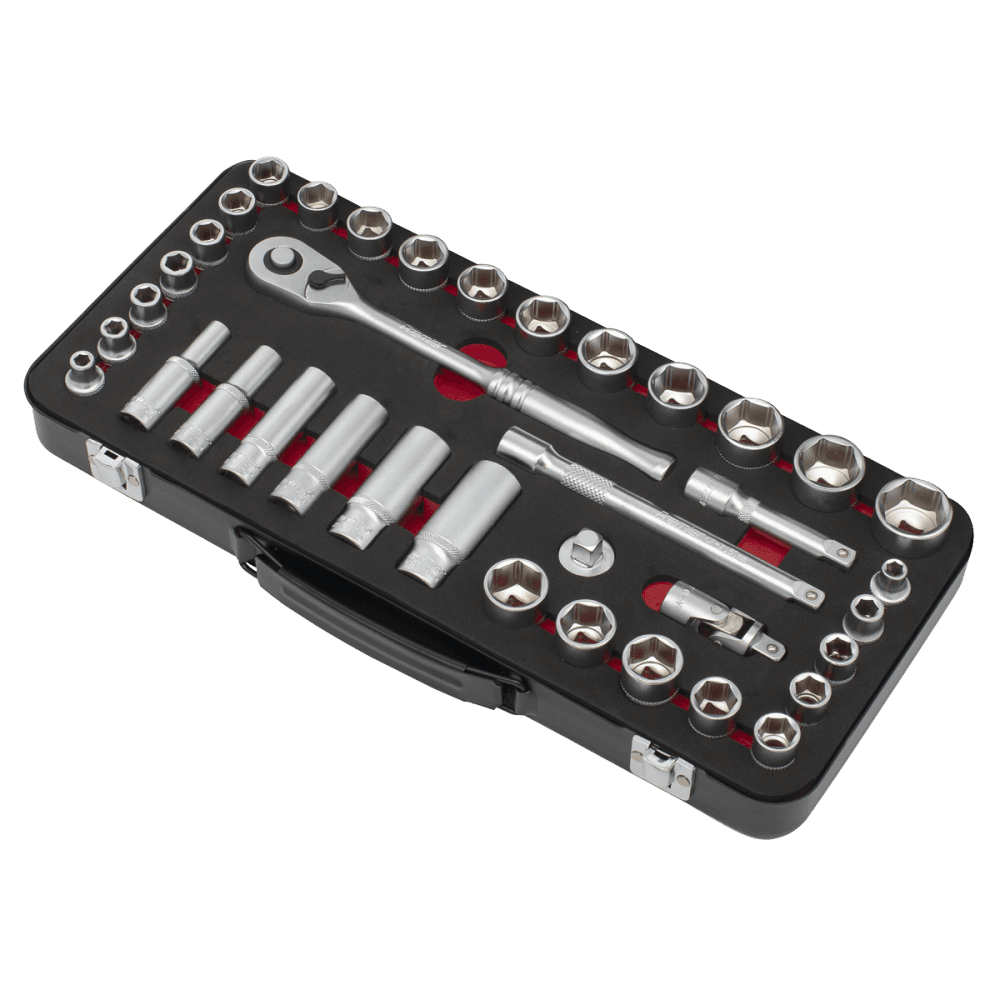 Premier Platinum Metric/Imperial Socket Set 3/8"Sq Drive 37pc : Model No- AK7923