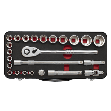 Premier Platinum Socket Set 1/2"Sq Drive 24pc Model No- AK7924