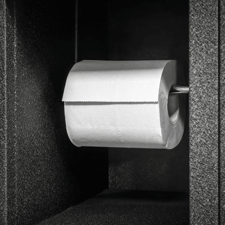 2-Ply Embossed White Paper Roll 60m - Pack of 6 Model No- WHT60