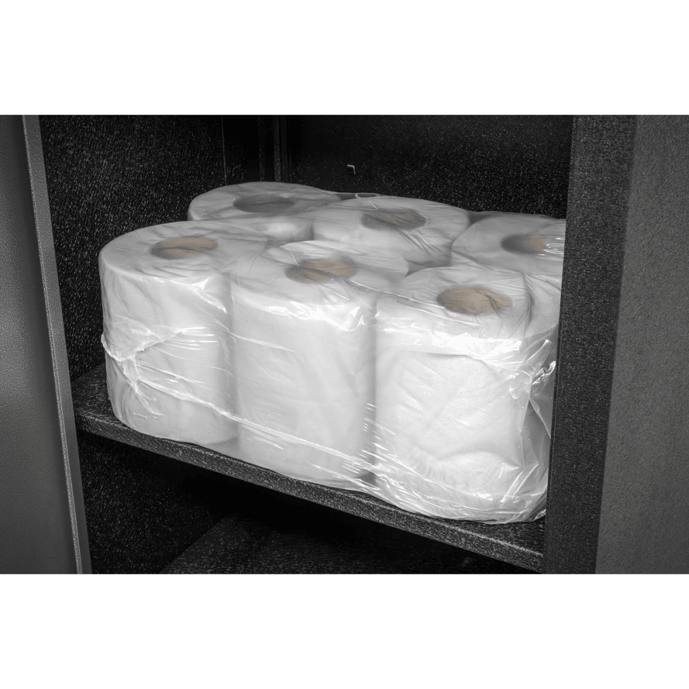 2-Ply Embossed White Paper Roll 60m - Pack of 6 Model No- WHT60