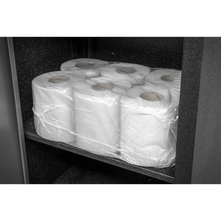2-Ply Embossed White Paper Roll 60m - Pack of 6 Model No- WHT60
