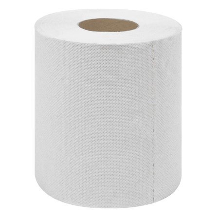 2-Ply Embossed White Paper Roll 60m - Pack of 6 Model No- WHT60