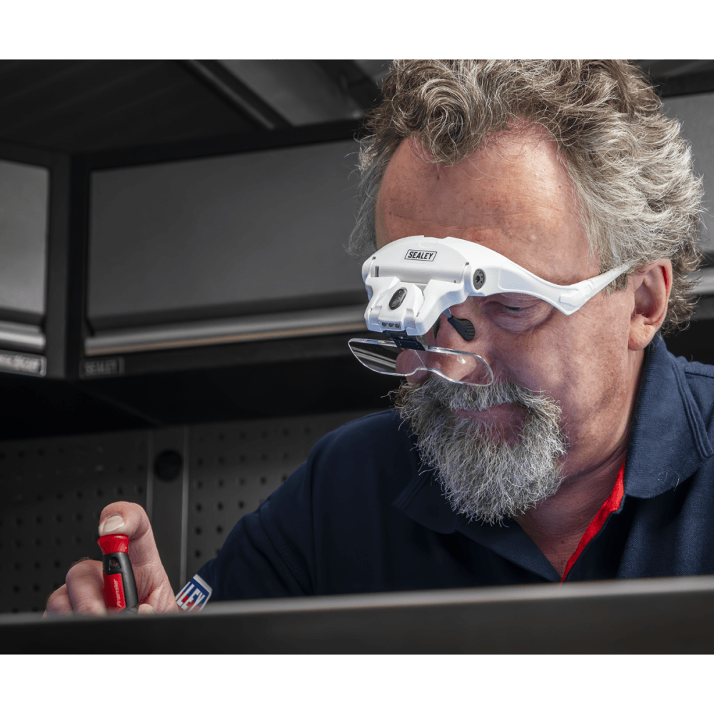 LED Magnifier Spectacles with Headband Model No- WL101D