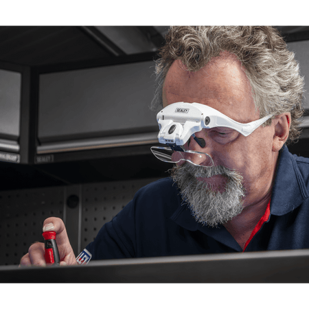 LED Magnifier Spectacles with Headband Model No- WL101D