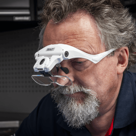 LED Magnifier Spectacles with Headband Model No- WL101D