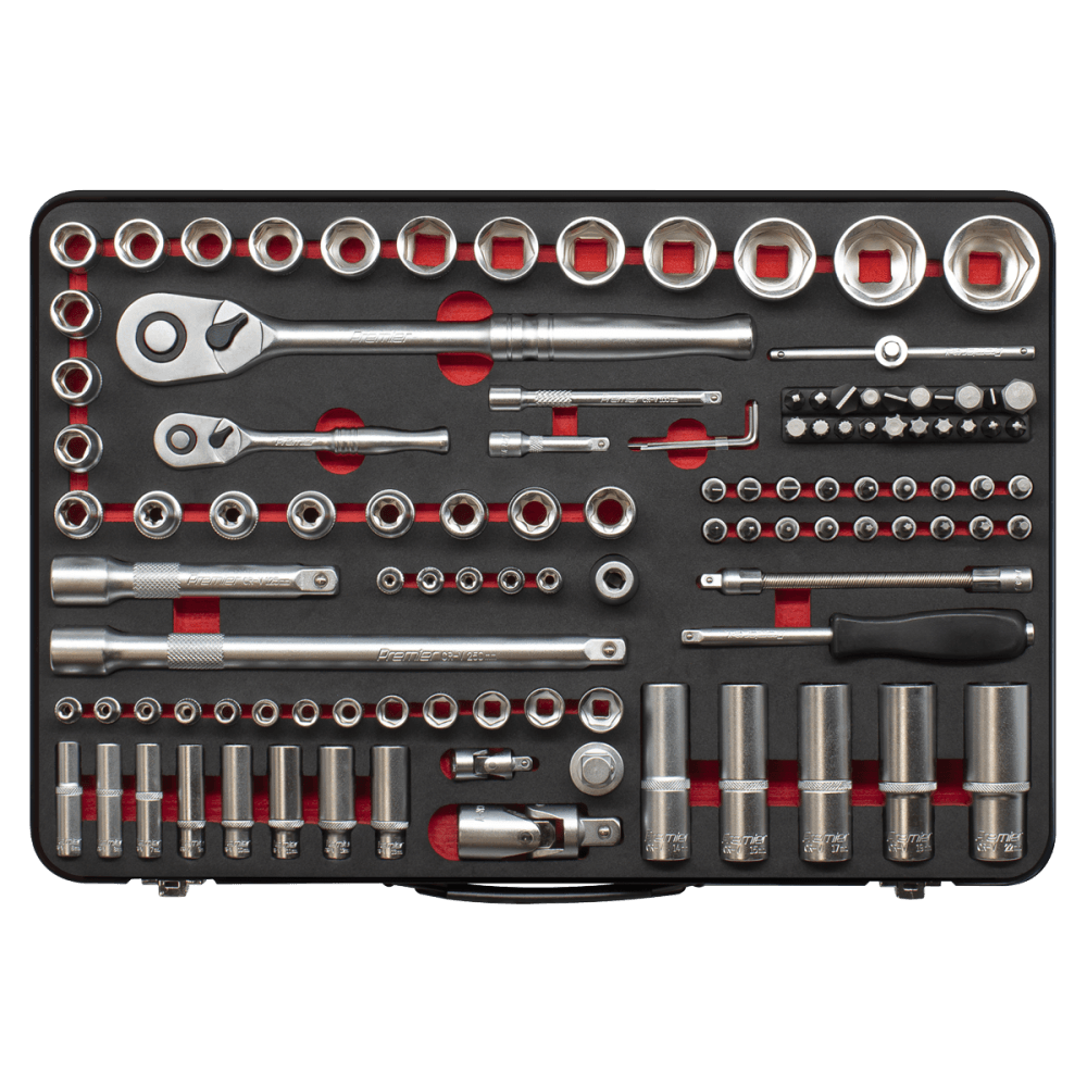 Premier Platinum Socket Set 1/4" & 1/2"Sq Drive 108pc : Model No- AK7926