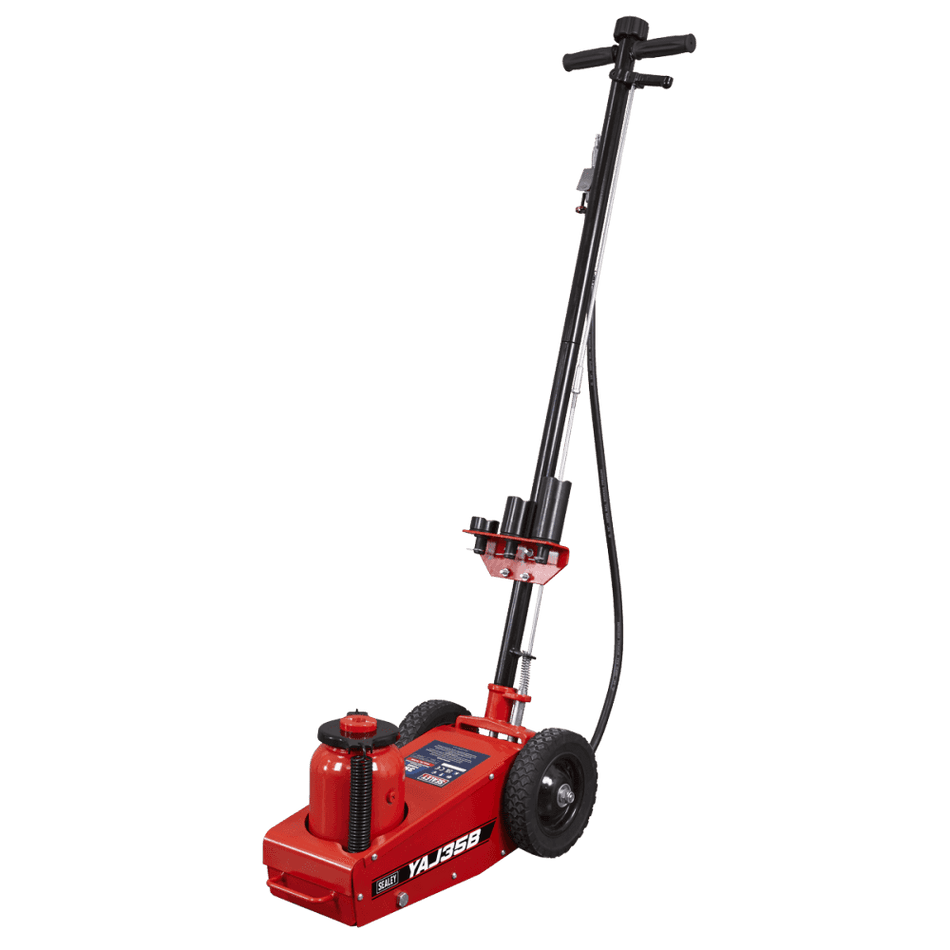 Air Operated Single Stage Trolley Jack 35 Tonne : Model No- YAJ35B