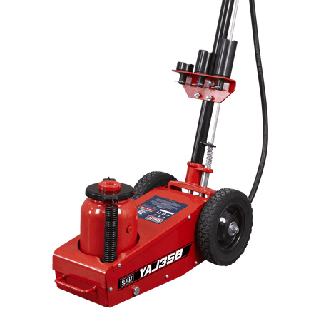 Air Operated Single Stage Trolley Jack 35 Tonne : Model No- YAJ35B