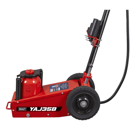 Air Operated Single Stage Trolley Jack 35 Tonne : Model No- YAJ35B